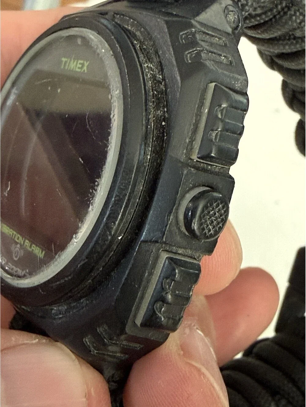 Timex Vibration Alarm Wr200m, Untested , Looks Ok